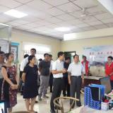 河东区区委书记李建成等辅导冒雨到访333体育智慧养老调查